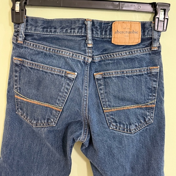 Abercrombie & Fitch boys blue jean boys size 12 slim  button fly prewashed - Picture 5 of 9